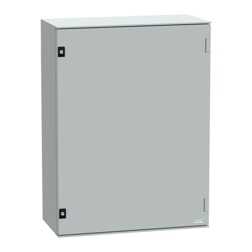 Main product image of Wall Mounted Polyester Electrical Enclosure, Thalassa PLM, Plain Door, 847x636x300mm, LP66, IK10, RAL7035