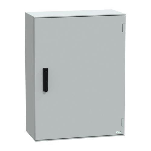Main product image of Wall Mounted Polyester Enclosure, Thalassa PLM, Plain Door, w/Handle, 847x636x300mm, LP66, IK10, RAL7035