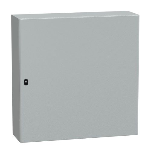Main product image of Wall Mounted Steel Electrical Enclosure, Spacial S3DC, Plain Door, no Mounting Plate, 1000x1000x300mm, LP66, IK10