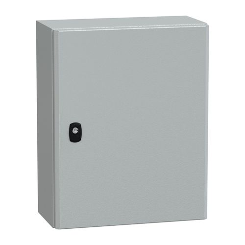 Main product image of Wall Mounted Steel Electrical Enclosure, Spacial S3DC, Plain Door, no Mounting Plate, 500x400x200mm, LP66, IK10