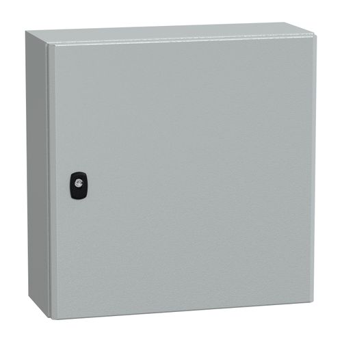 Main product image of Wall Mounted Steel Electrical Enclosure, Spacial S3DC, Plain Door, no Mounting Plate, 500x500x200mm, LP66, IK10