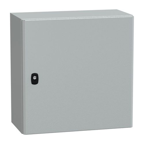 Main product image of Wall Mounted Steel Electrical Enclosure, Spacial S3DC, Plain Door, no Mounting Plate, 500x500x250mm, LP66, IK10