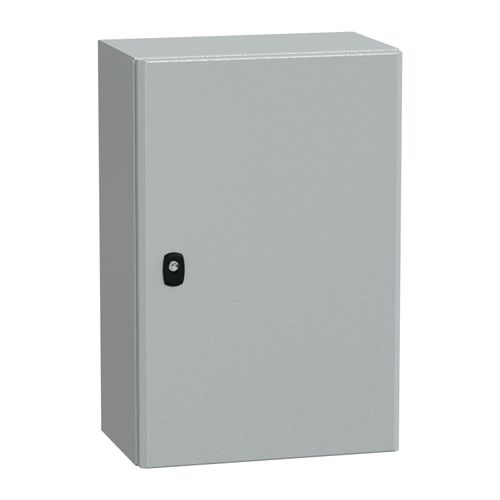 Main product image of Wall Mounted Steel Electrical Enclosure, Spacial S3DC, Plain Door, no Mounting Plate, 600x400x250mm, LP66, IK10