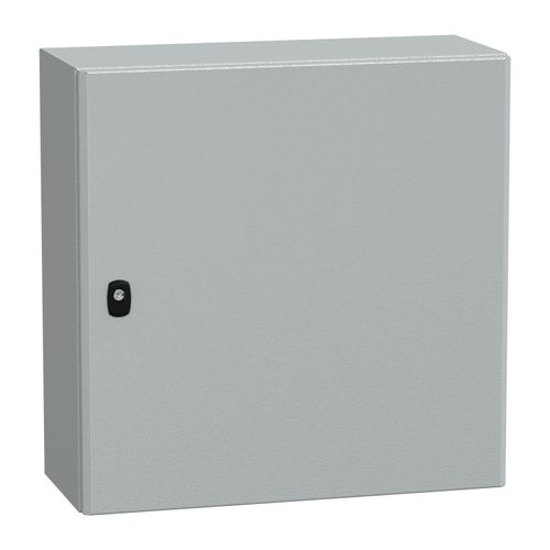 Main product image of Wall Mounted Steel Electrical Enclosure, Spacial S3DC, Plain Door, no Mounting Plate, 600x600x250mm, LP66, IK10