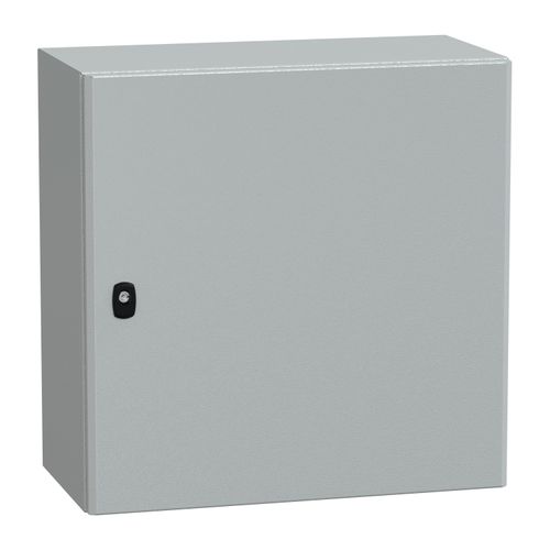 Main product image of Wall Mounted Steel Electrical Enclosure, Spacial S3DC, Plain Door, no Mounting Plate, 600x600x300mm, LP66, IK10