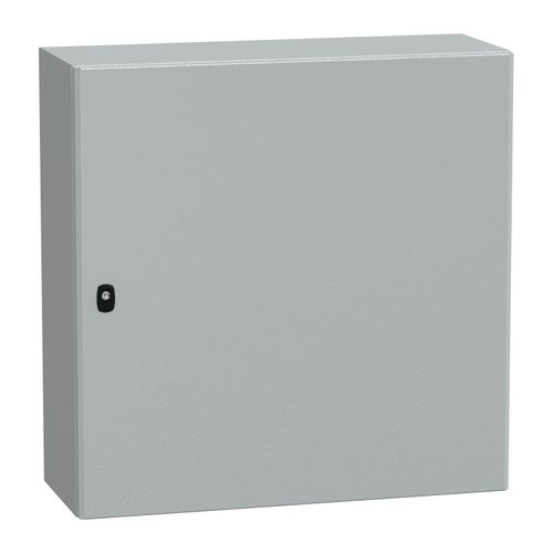 Main product image of Wall Mounted Steel Electrical Enclosure, Spacial S3DC, Plain Door, no Mounting Plate, 800x800x300mm, LP66, IK10