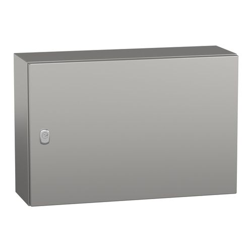 Main product image of Wall Mounted Enclosure, Spacial S3x, Stainless Steel 304L, Plain Door, 400x600x200mm, LP66