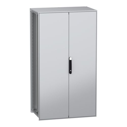 Main product image of Floor Standing Modular Electrical Enclosure, PanelSet SFN, Decarbonized Steel, Plate, 1800x1000x600mm, 2 Doors, IP55