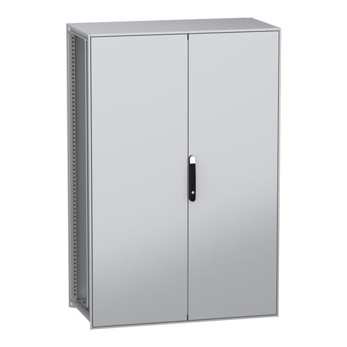 Main product image of Floor Standing Modular Electrical Enclosure, PanelSet SFN, Decarbonized Steel, Plate, 1800x1200x600mm, 2 Doors, IP55