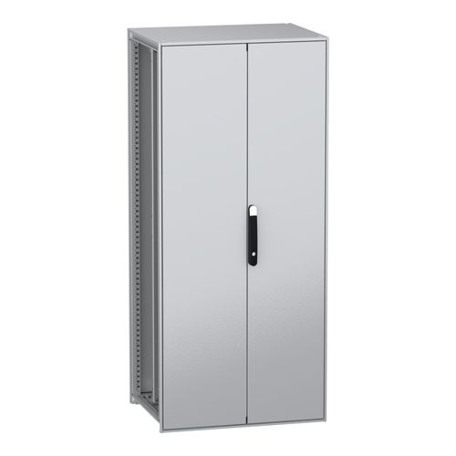 Main product image of Floor Standing Modular Electrical Enclosure, PanelSet SFN, Decarbonized Steel, Plate, 1800x800x600mm, 2 Doors, IP55
