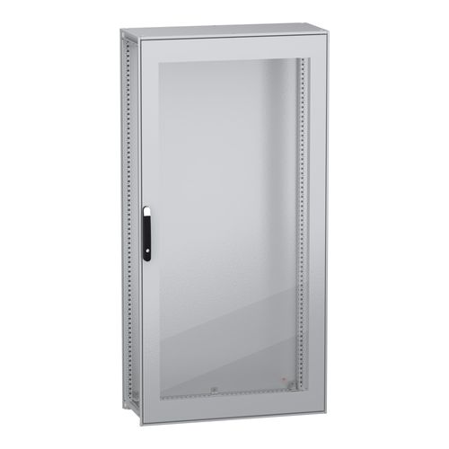 Main product image of Floor Standing Modular Electrical Enclosure, PanelSet SFN, Decarbonized Steel, Glazed Door, 2000x1000x400mm, IP55