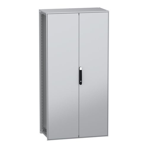 Main product image of Floor Standing Modular Electrical Enclosure, PanelSet SFN, Decarbonized Steel, 2000x1000x500mm, 2 Doors, IP55