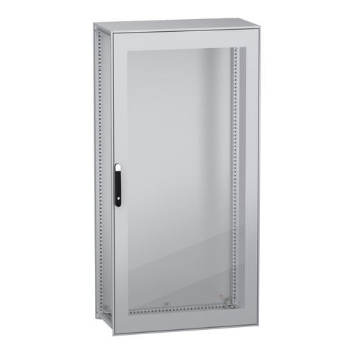 Main product image of Floor Standing Modular Electrical Enclosure, PanelSet SFN, Decarbonized Steel, Glazed Door, 2000x1000x500mm, IP55