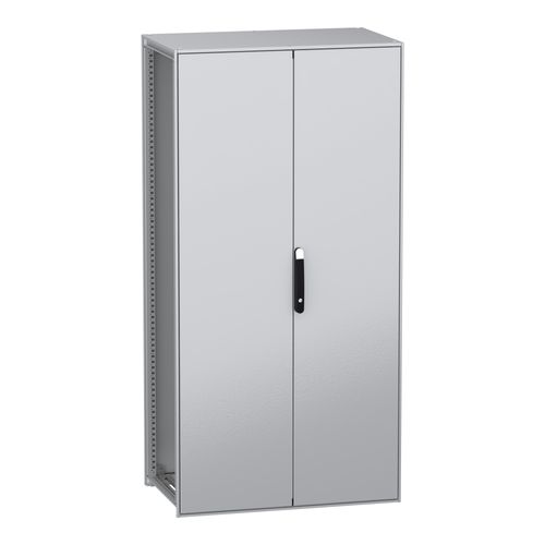 Main product image of Floor Standing Modular Electrical Enclosure, PanelSet SFN, Decarbonized Steel, 2000x1000x600mm, 2 Doors, IP55