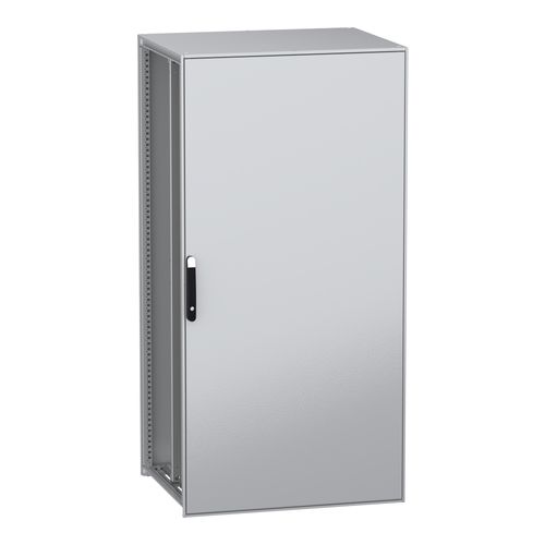 Main product image of Floor Standing Modular Electrical Enclosure, PanelSet SFN, Decarbonized Steel, Mounting Plate, 2000x1000x800mm, IP55