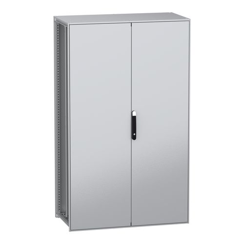 Main product image of Floor Standing Modular Electrical Enclosure, PanelSet SFN, Decarbonized Steel, Plate, 2000x1200x600mm, 2 Doors, IP55