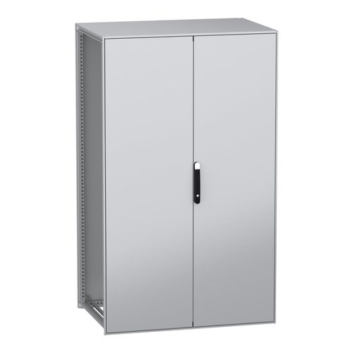 Main product image of Floor Standing Modular Electrical Enclosure, PanelSet SFN, Decarbonized Steel, 2000x1200x800mm, 2 Doors, IP55