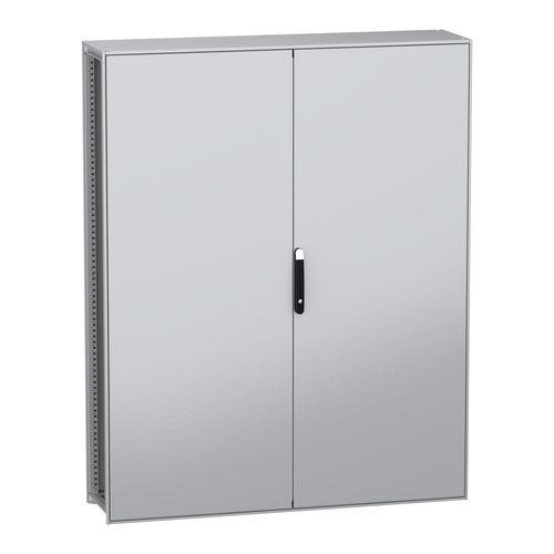 Main product image of Floor Standing Modular Electrical Enclosure, PanelSet SFN, Decarbonized Steel, Plate, 2000x1600x400mm, 2 Doors, IP55