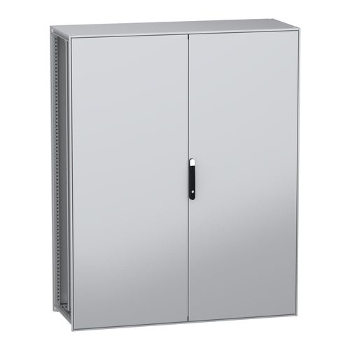 Main product image of Floor Standing Modular Electrical Enclosure, PanelSet SFN, Decarbonized Steel, Plate, 2000x1600x600mm, 2 Doors, IP55