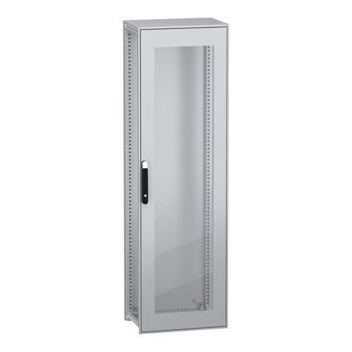 Main product image of Floor Standing Modular Electrical Enclosure, PanelSet SFN, Decarbonized Steel, Glazed Door, 2000x600x400mm, IP55