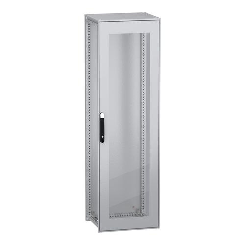 Main product image of Floor Standing Modular Electrical Enclosure, PanelSet SFN, Decarbonized Steel, Glazed Door, 2000x600x500mm, IP55