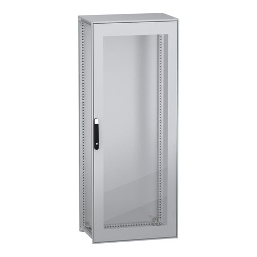 Main product image of Floor Standing Modular Electrical Enclosure, PanelSet SFN, Decarbonized Steel, Glazed Door, 2000x800x500mm, IP55