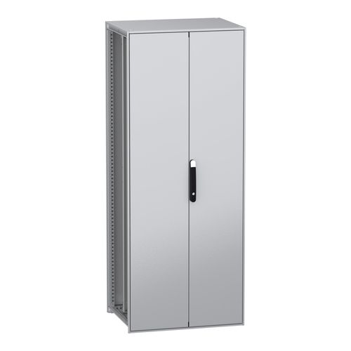 Main product image of Floor Standing Modular Electrical Enclosure, PanelSet SFN, Decarbonized Steel, Plate, 2000x800x600mm, 2 Doors, IP55