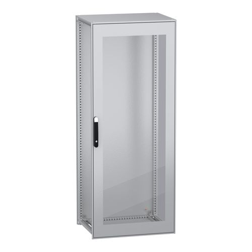 Main product image of Floor Standing Modular Electrical Enclosure, PanelSet SFN, Decarbonized Steel, Glazed Door, 2000x800x600mm, IP55
