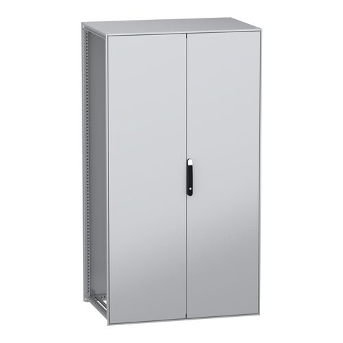 Main product image of Floor Standing Modular Electrical Enclosure, PanelSet SFN, Decarbonized Steel, 2200x1200x800mm, 2 Doors, IP55