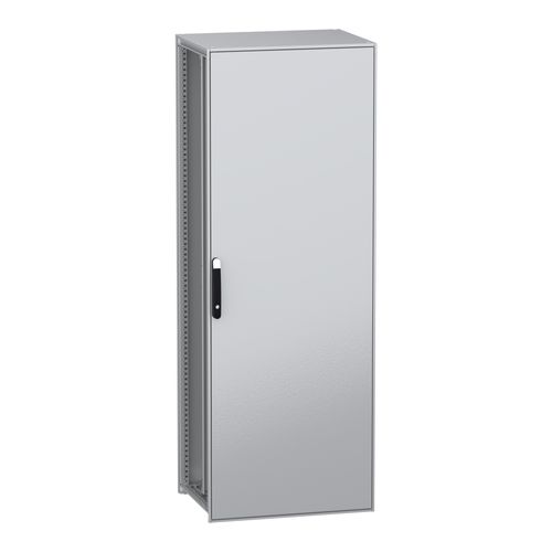 Main product image of Floor Standing Modular Electrical Enclosure, PanelSet SFN, Decarbonized Steel, Mounting Plate, 2200x800x600mm, IP55