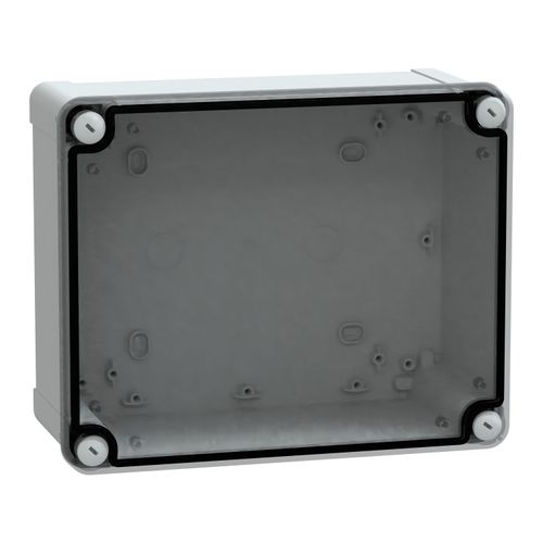 Main product image of Pc Box LP66 Ik08 RAL7035 Int.h225w175d100 Ext.h241w191d128 Transp.cover H20
