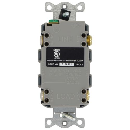 Main product image of Claro 15A Self Test Tamper Resistant Duplex Receptacle (Deep Sea)