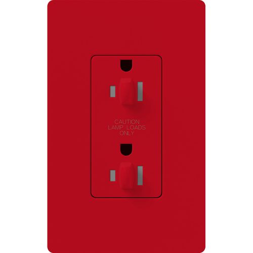 Main product image of Claro 20A Dual Dimming, Tamper Resistant Duplex Receptacle, Decorator Outlet, Satin Finish, Hot,