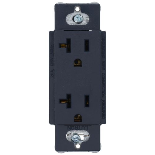 Main product image of Claro 20A Duplex Receptacle, Satin (Deep Sea)