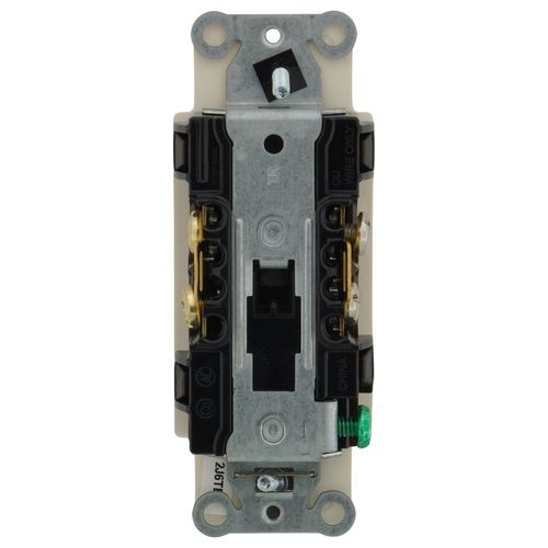 Main product image of Claro 15A Tamper-Resistant Duplex Receptacle, Satin (Biscuit)