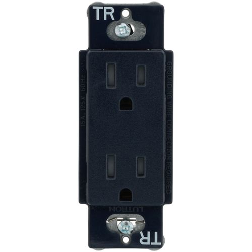 Main product image of Claro 15A Tamper-Resistant Duplex Receptacle, Satin  (Deep Sea)