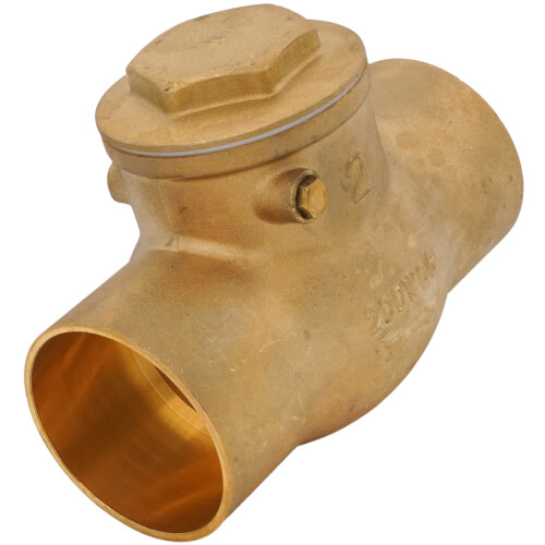 Main product image of 2" Solder Ends Swing Check Valve, Lead Free