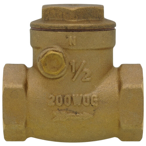 Main product image of 1/2" Threaded Swing Check Valve, Lead Free