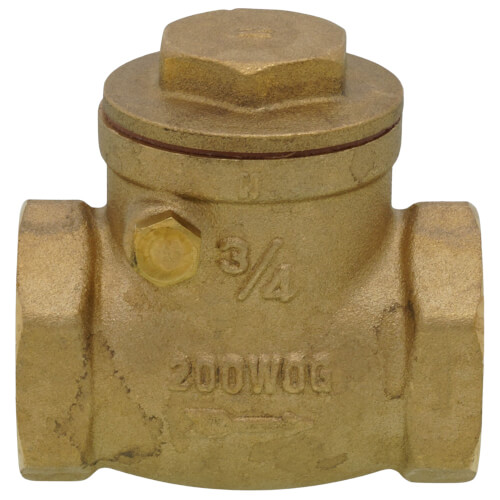 Main product image of 3/4" Threaded Swing Check Valve, Lead Free