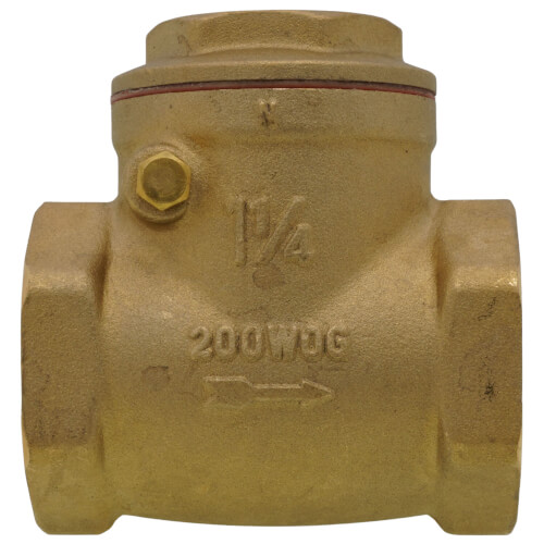 Main product image of 1-1/4" Threaded Swing Check Valve, Lead Free