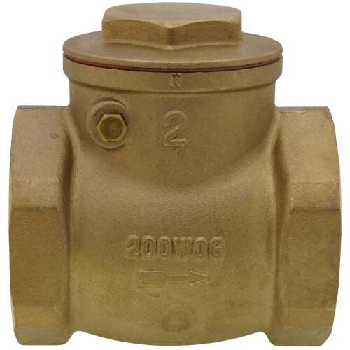 Main product image of 2" Threaded Swing Check Valve, Lead Free