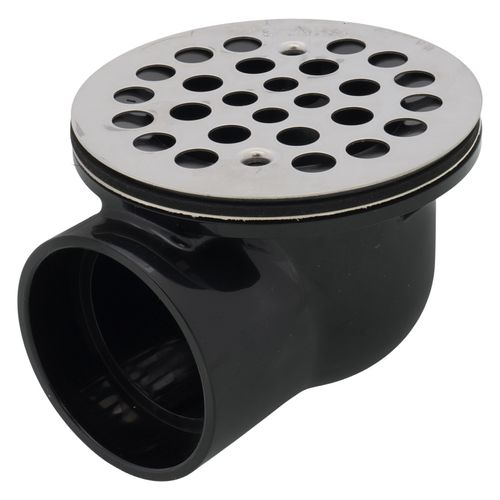 Main product image of 2" ABS Round Side Outlet Shower Drain (Stainless Steel)