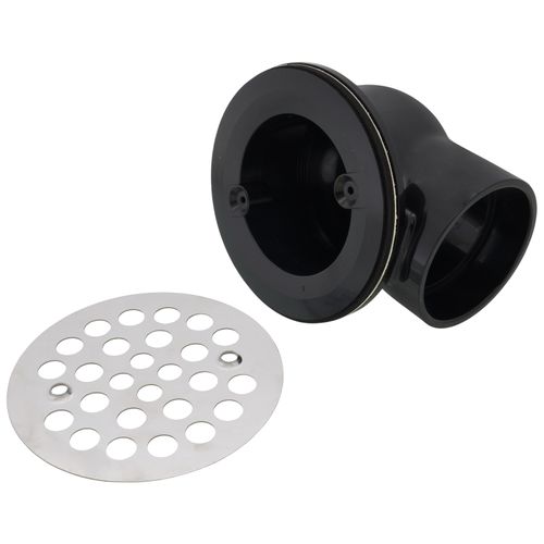 Main product image of 2" ABS Round Side Outlet Shower Drain (Stainless Steel)