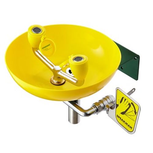 Main product image of SE-580 Wall Mounted Eye And Face Wash Yellow Plastic Bowl