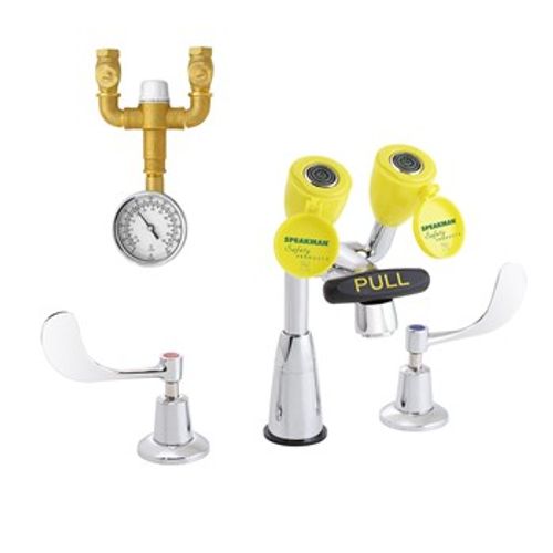 Main product image of SEF-1800-CA Eyesaver Laboratory Widespread Faucet with Integrated Eyewash, Mixing Valve 2.2 gpm