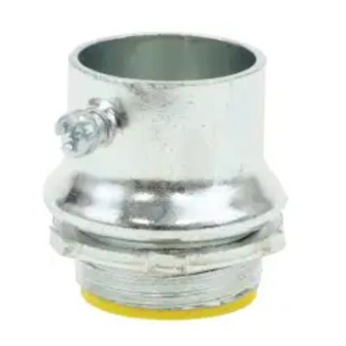 Main product image of 1-1/2" Insulated Steel EMT Set Screw Connector
