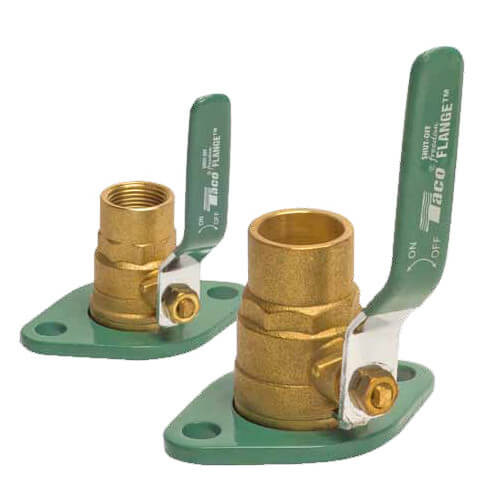 Main product image of 1-1/4" Threaded Shut-Off Brass Freedom Swivel-Flange Set for 0012-F4, 2400-30 & 2400-40