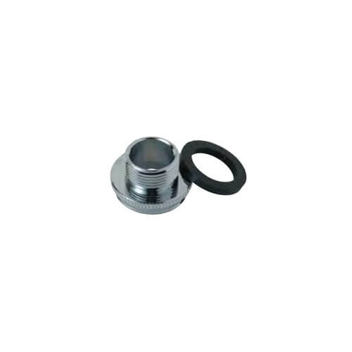 Main product image of 5/8" x 55/64" Male Thread Chrome Aerator Adaptor and O-Ring for Eljer Faucets