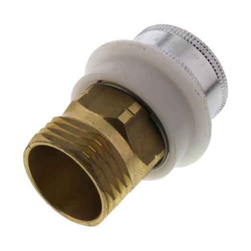 Main product image of 3/4" Female Hose x 3/4" Male Hose Aerator Adaptor Snap Nipple w/ Appliance Connector, SF0033X
