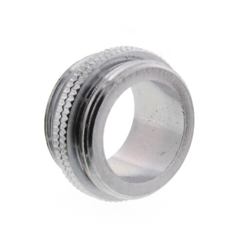 Main product image of 13/16" Male x 55/64" Male Thread Chrome Aerator Adaptor w/ O-Ring